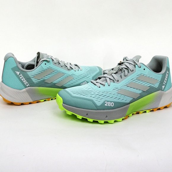 Adidas Terrex Agravic Flow 2 Trail Running Shoes Womens 10 42.5 IF5020 Aqua Blue - Picture 1 of 9